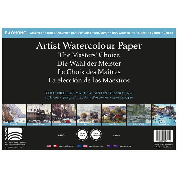 Baohong Papier Aquarelle 300g Grade Universitaire Pâte De - Temu Belgium