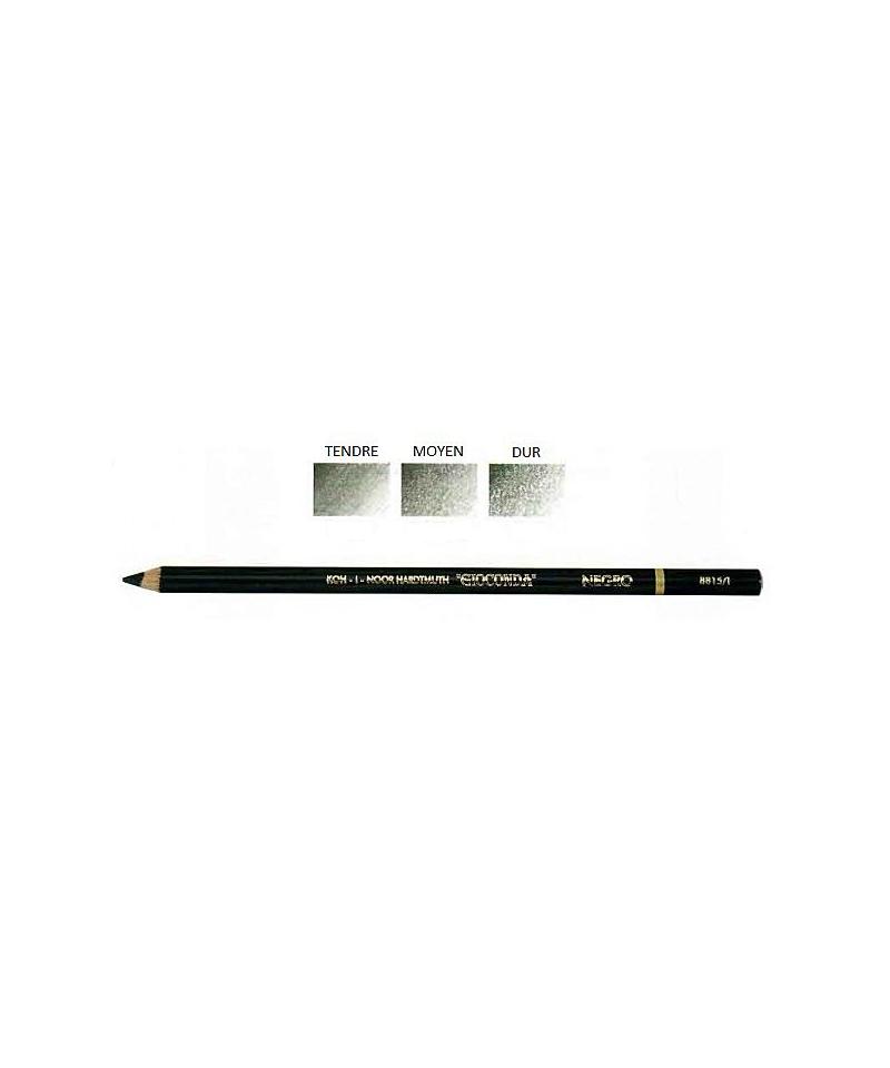 Koh-i-noor – canne à crayon en Graphite noire, 1 pièce, pour croquis, dessin,  ombrage, bâton