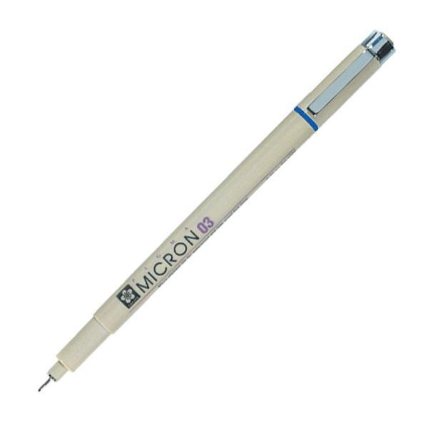 PIGMA MICRON POINTE CALIBREE 03 - 0.35 MM - BLEU