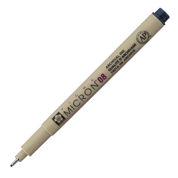 PIGMA MICRON POINTE CALIBREE 08 - 0.50 MM - BLEU FONCE