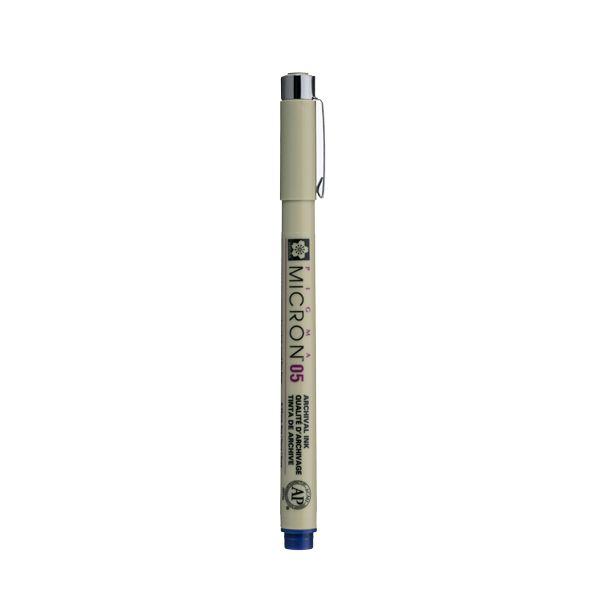 PIGMA MICRON POINTE CALIBREE 05 - 0.45 MM - BLEU ROI