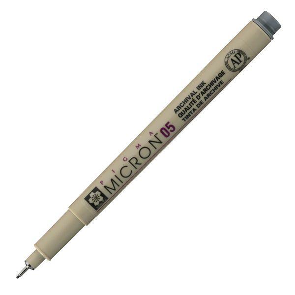 PIGMA MICRON POINTE CALIBREE 05 - 0.45 MM - GRIS FROID