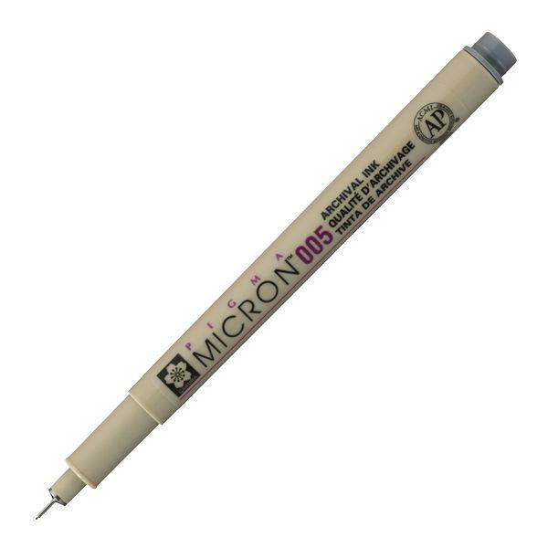 PIGMA MICRON POINTE CALIBREE 005 - 0.20 MM - GRIS FROID