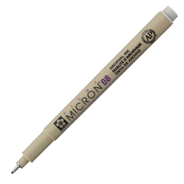 PIGMA MICRON POINTE CALIBREE 08 - 0.50 MM - GRIS FROID CLAIR