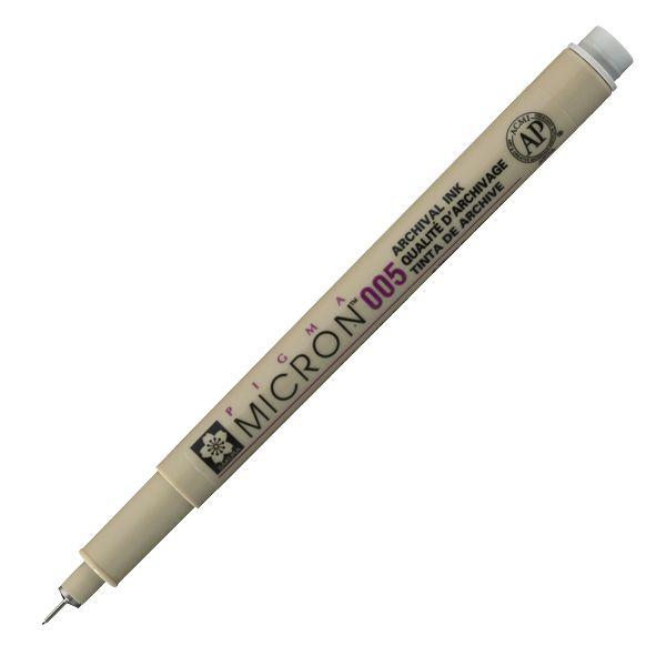 PIGMA MICRON POINTE CALIBREE 005 - 0.20 MM - GRIS FROID CLAIR