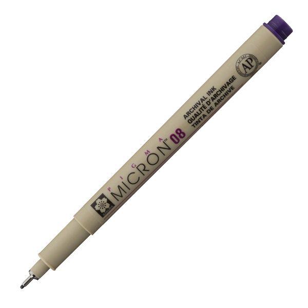 PIGMA MICRON POINTE CALIBREE 08 - 0.50 MM - POURPRE