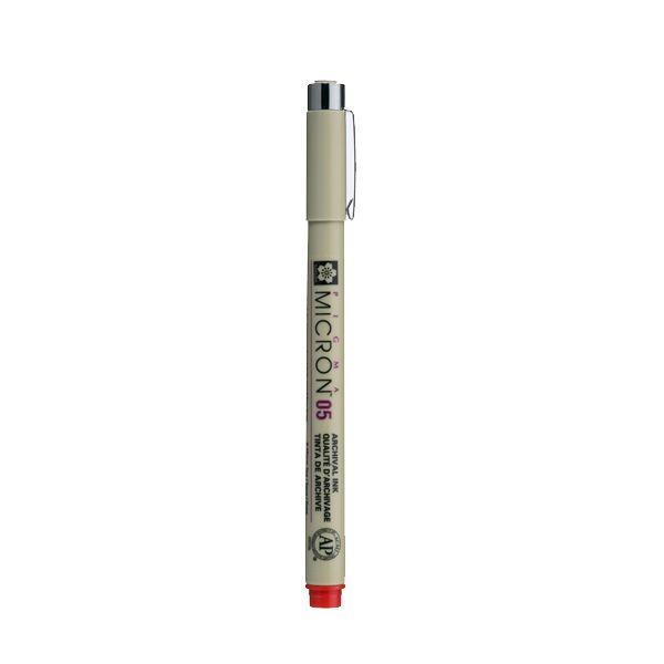 PIGMA MICRON POINTE CALIBREE 05 - 0.45 MM - ROUGE