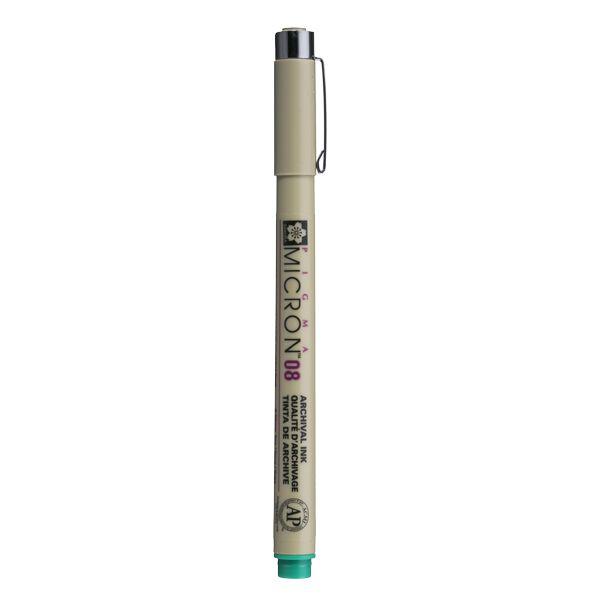 PIGMA MICRON POINTE CALIBREE 08 - 0.50 MM - VERT