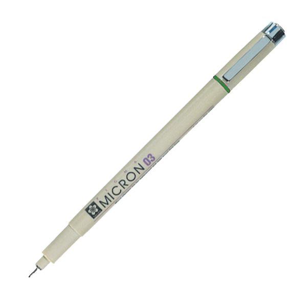 PIGMA MICRON POINTE CALIBREE 03 - 0.35 MM - VERT