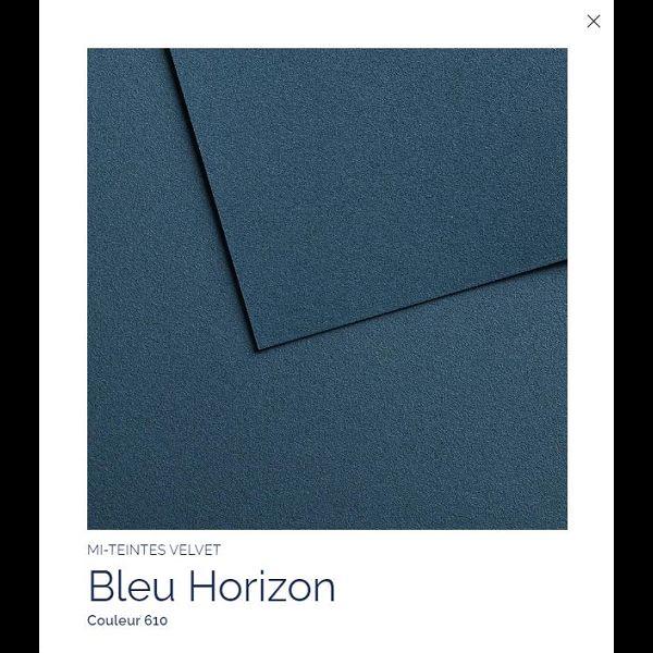 FEUILLE 430 G 50 X 65 BLEU HORIZON 610