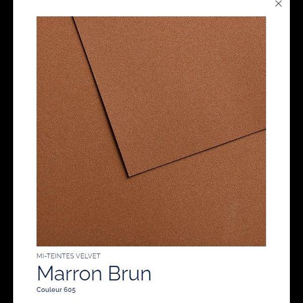 FEUILLE 430 G 50 X 65 MARRON BRUN 605