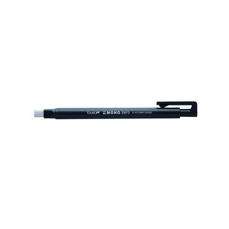 DESSIN TOMBOW STYLO GOMME MONO ZERO NOIR POINTE RECTANGULAIRE 2.5 X 5 MM