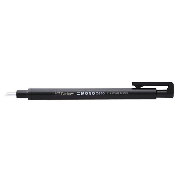 TOMBOW STYLO GOMME MONO ZERO NOIR POINTE RONDE DIAMETRE 2.3 MM