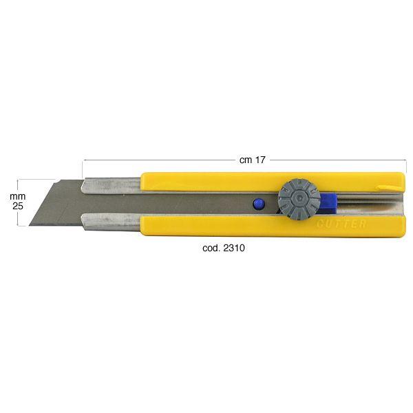 CUTTER JUMBO A LAMES SECABLES LARGEUR 25 MM