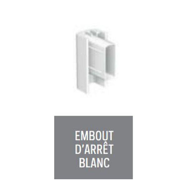 EMBOUT D ARRET BLANC POUR CLICK RAIL