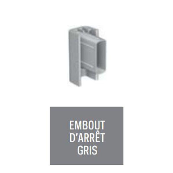 EMBOUT D ARRET GRIS POUR CLICK RAIL