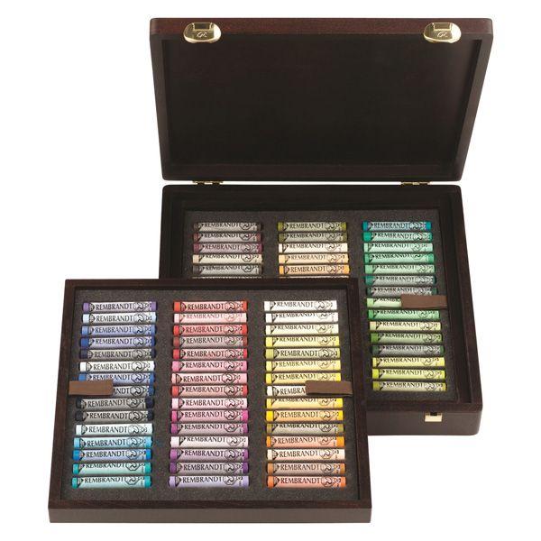 COFFRET BOIS PASTELS REMBRANDT PROFESSIONAL 90 L