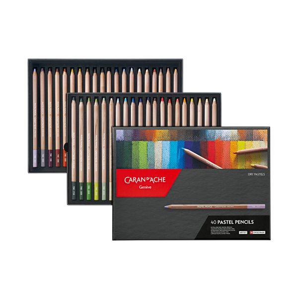 BOITE CARTON DE 40 CRAYONS PASTEL EXTRA FINS