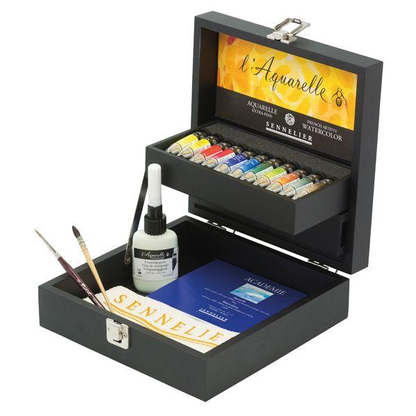 COFFRET NOIR 11 TUBES 10 ML ET ACCESSOIRES