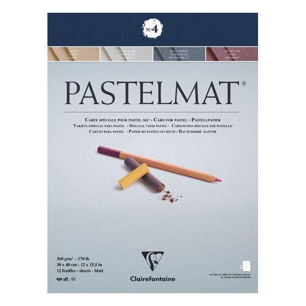 BLOC PASTELMAT 12 FEUILLES 360G N° 4