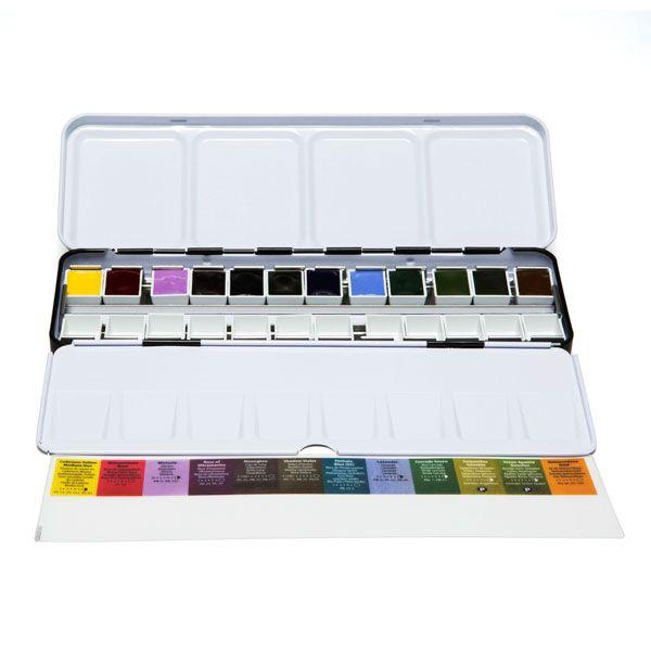 COFFRET METAL 12 DEMI GODETS COLORS OF INSPIRATION + 12 DEMI GODETS VIDES