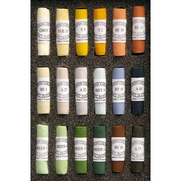 SET 18 PASTELS PAYSAGE