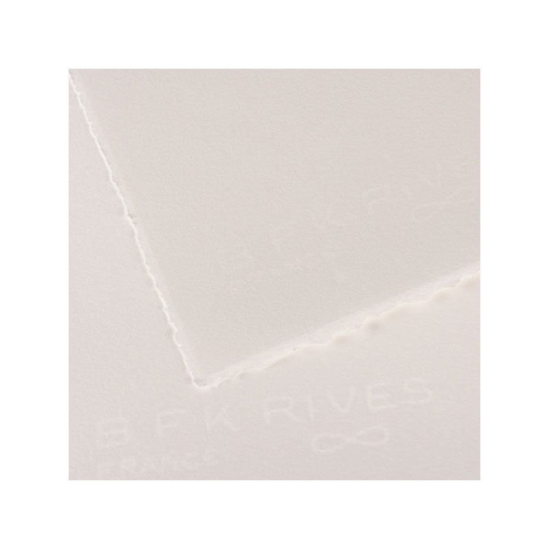 FEUILLE VELIN BFK RIVES 76 X 112 280 G BLANC