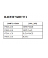 PASTELMAT BLOCS COLLES 1 CÔTE BLOC PASTELMAT 12 FEUILLES 360G N° 5